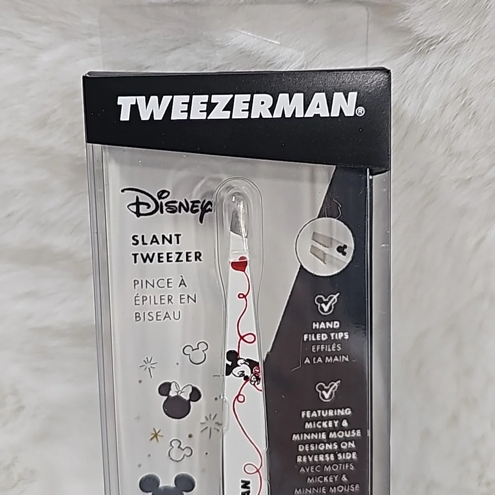 Tweezerman Disney's Mickey Mouse and Minnie Mouse We Got Ears Slant Tweezer